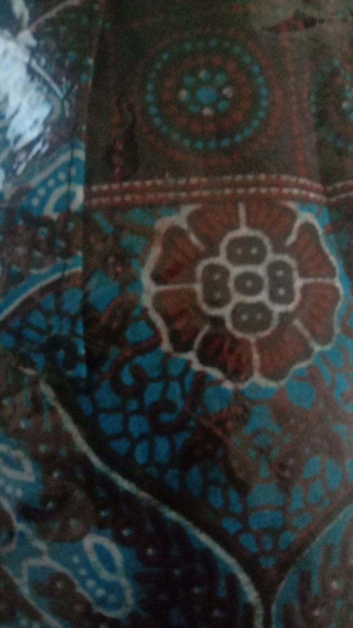 Kemeja Batik Lengan Pendek 021 Risna Batik Hrb026 Hem Batik Murah Seno Sogan Bakung Padi Manggar