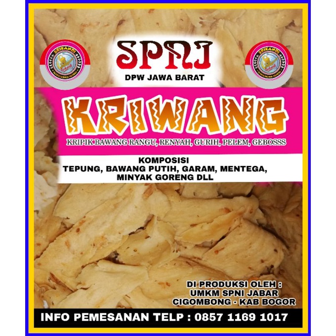 

KERIPIK BAWANG / KUE BAWANG / CEMILAN