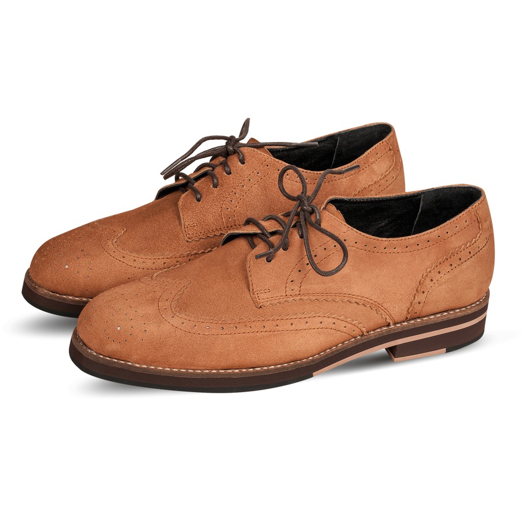 Blake Brogues Suede Tan