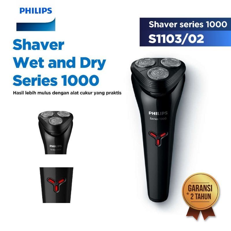 ALAT CUKUR BULU RAMBUT PHILIPS Shaver S1103/02 S 1103 ORI