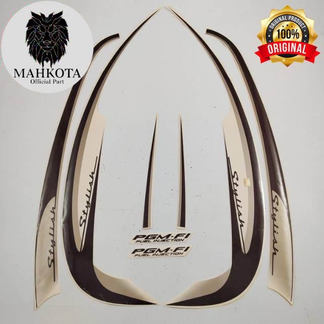 Original Asli Striping Stiker Polet list motor honda scoopy stylish 2013 stiker list body cream stan