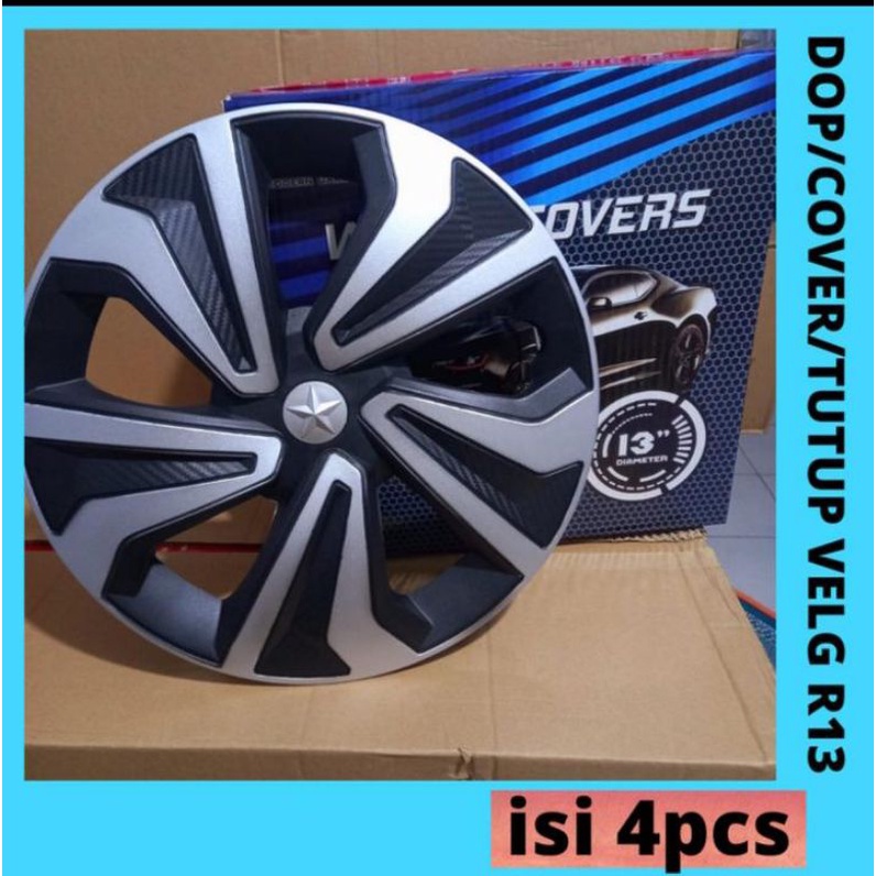 (COD) KVSH13 :TUTUP VELG DOB VELG COVER VELG KALENG MOBIL RING 13 dobvelg ring 13