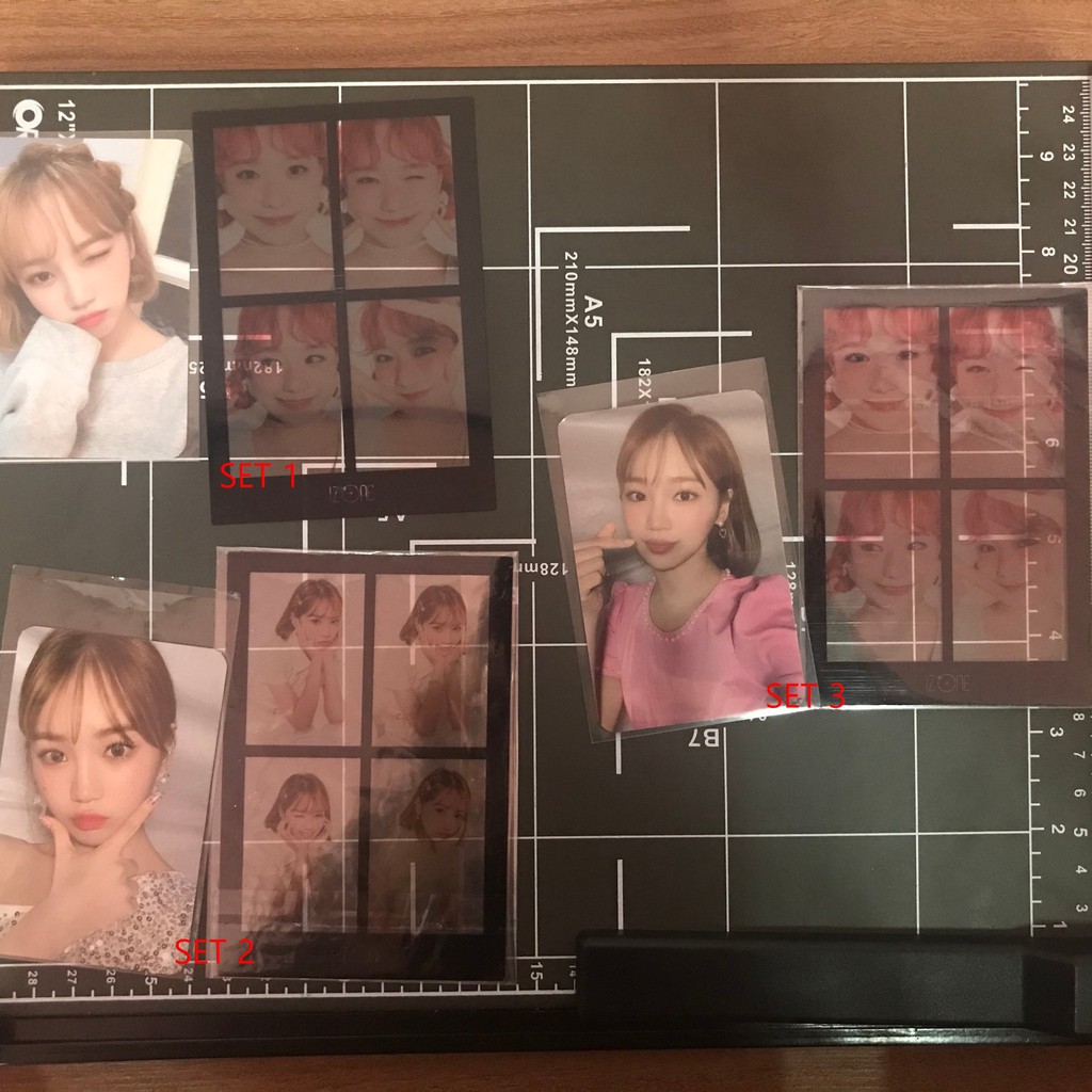 [OFFICIAL] PC IZONE Chaewon 4cut Yuri Chaewon Oneiric Diary 3D Pink Fantasy Wink Photocard IZ ONE