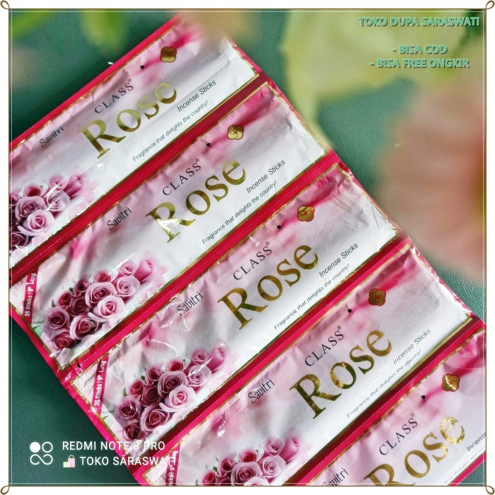 Hio Dupa Wangi Aromaterapi Mawar Rose Isi 35 Stik