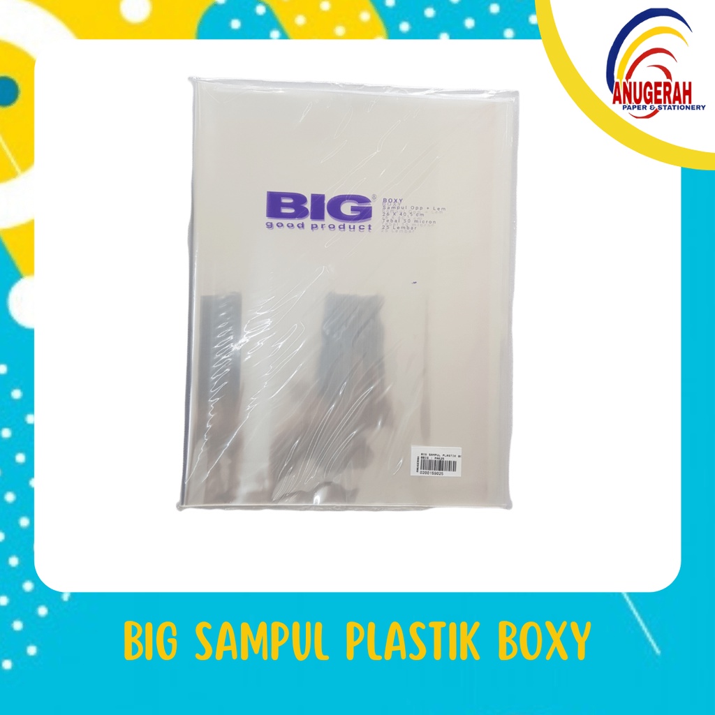 

SAMPUL PLASTIK BIG BOXY (PAK)