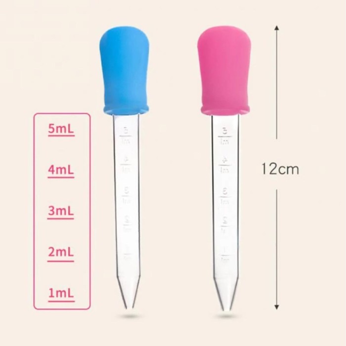 TokoPapin Pipet tetes obat bayi anak 5ml alat tetes serbaguna pipet silikon 5 ml