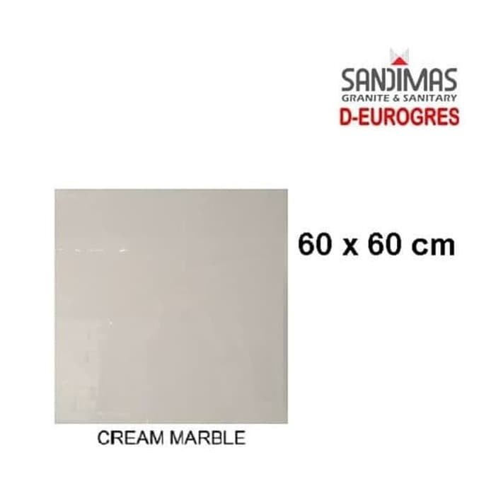 GRANIT TILE LANTAI SANDIMAS CREME MARBLE 60x60 KW1/ORI [FREE ONGKIR]