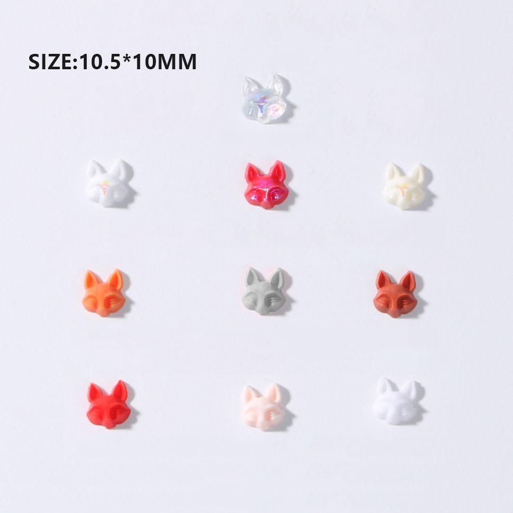 AUGUSTINA Agustin 3D Dekorasi Nail Art Warna-Warni Kawaii Wanita DIY Hiasan Kuku Rhinestones Gadis Nail Art Perhiasan