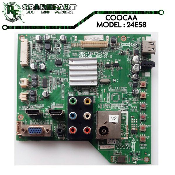 MB TV COOCAA 24E58  Mainboard tv coocaa 24e58  mesin tv coocaa 24e58