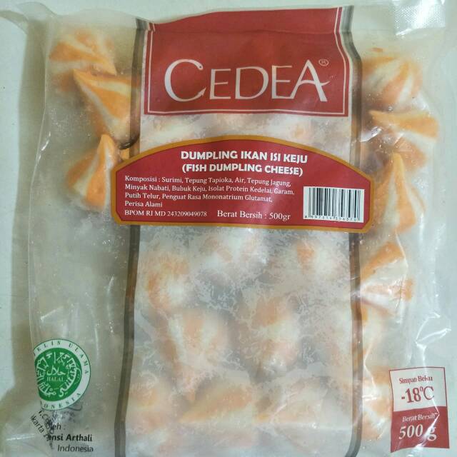 

CEDEA - Fish Dumpling Cheese (Dumpling Ikan Isi Keju) 500 gram