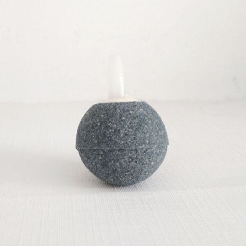 Batu Airator bulat, airstone bulat, Batu Airator 2 cm, Batu gelembung