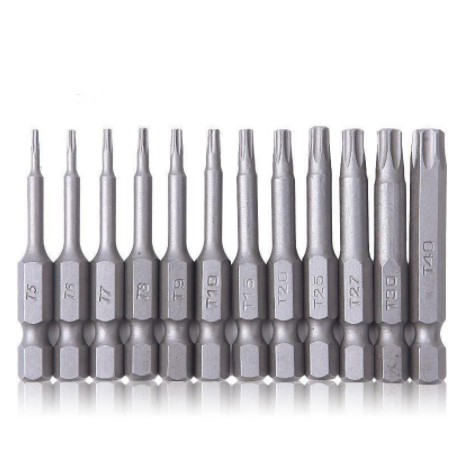 Jual Kunci L Set Lurus Hex Shank Magnetik Obeng Bintang Torx T T Shopee Indonesia