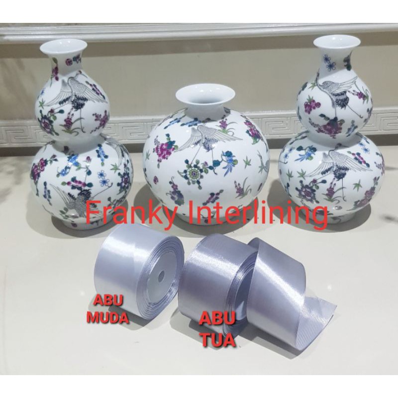 

PITA SATIN POLOS SUPER Lebar 5CM ( 2" ) PER ROLL ISI 18 METER