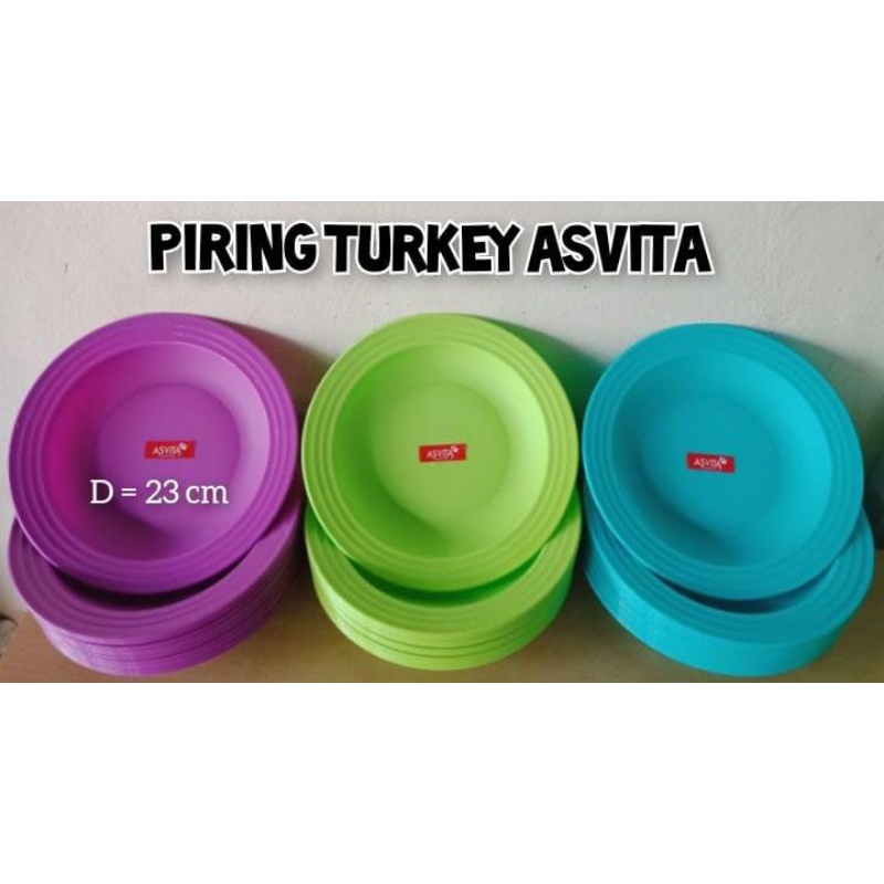 Jual Piring Turkey Asvita 12pcs Shopee Indonesia 2925