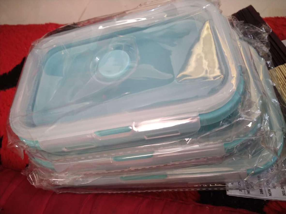 Kotak Makan Lipat - Lunch Box Food Grade - Hd005