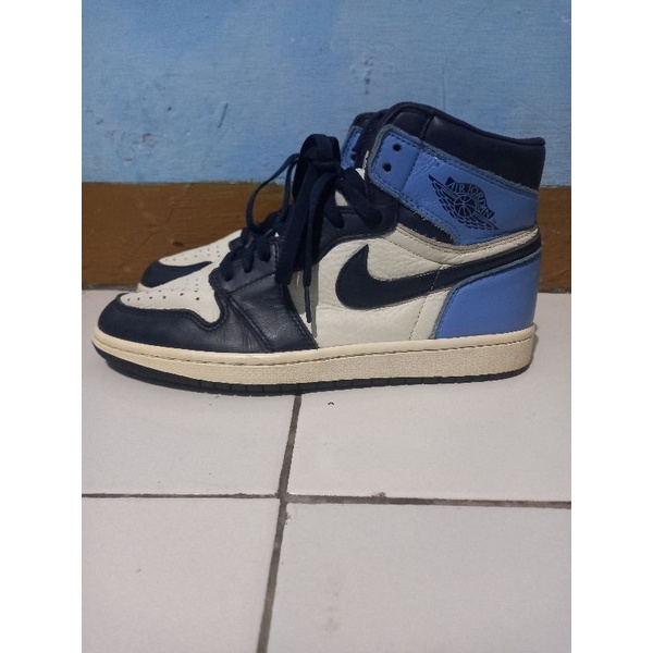 Nike Air Jordan 1 High Obsidian UNC - Second - Size 42,5 / 27 cm
