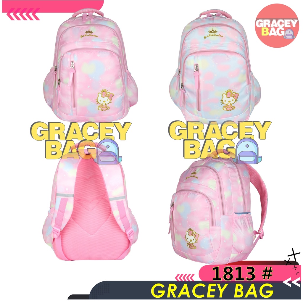 GB-1813 Tas Ransel Anak Perempuan / Remaja PaddlePop (Hellokitty)