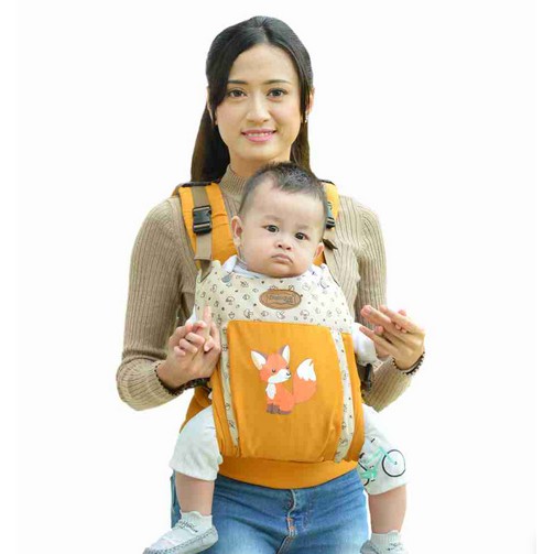 Gendongan Ransel ERGO 3 in 1 Baby Foxie Series dialogue 4151