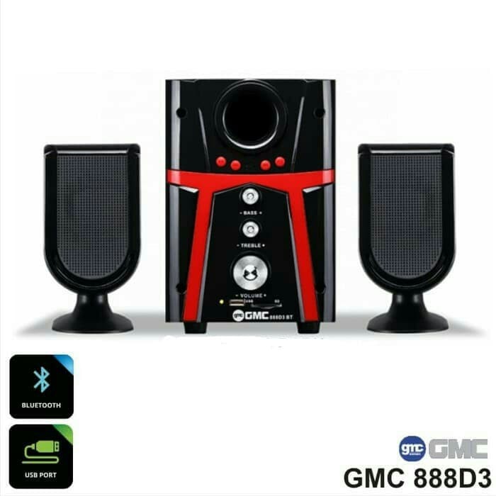 TGM GMC Speaker Aktif Bluetooth 888 D3 BT