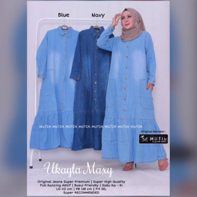 COD - UKAYLA MAXY / GAMIS IMPORT/ FASHION SOLO/ GAMIS JEANS/GAMIS DENIM