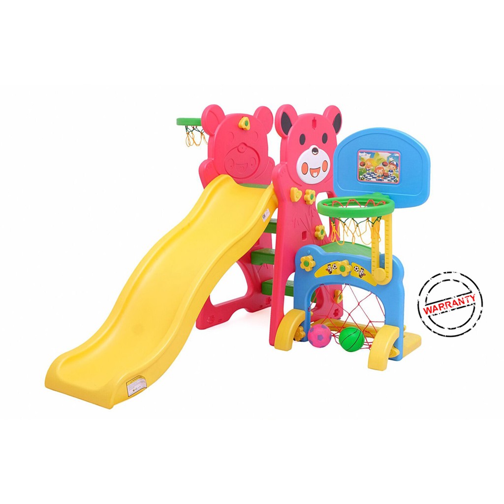 L abeille ID Perosotan  Anak  3 in 1 Panda Slide With 