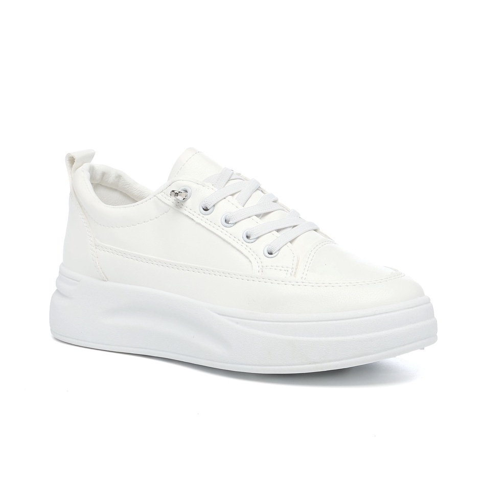 PVN Aelin Sepatu Sneakers Putih Sepatu Casual Wanita Shoes 785-Soodam - Wht Slip On