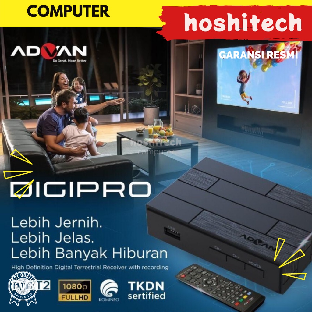 SET TOP BOX ANTENA TV DIGITAL STB ADVANCE METRIX GOLDSAT DVB-T2 FHD