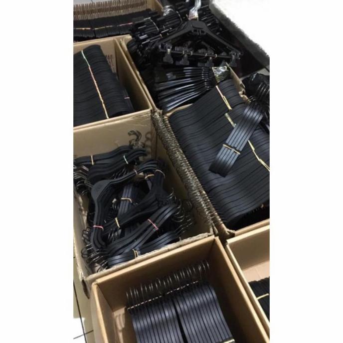 Jual Gantungan Baju Hanger Zara Hitam Doff Original - 40Cm