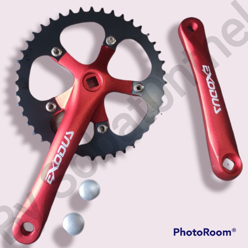 Crank / Piringan BMX Fixie 44T Exodus 130 BCD Alloy