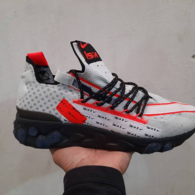 nike react runner ispa ghost aqua total crimson