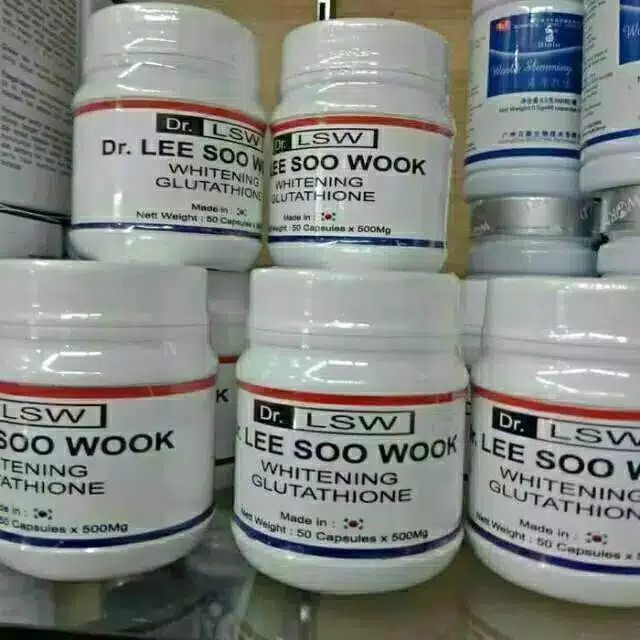 DR.LSW PEMUTIH BADAN WHITENING GLUTATHIONE ORIGINAL DR LSW ASLI PERMANEN
