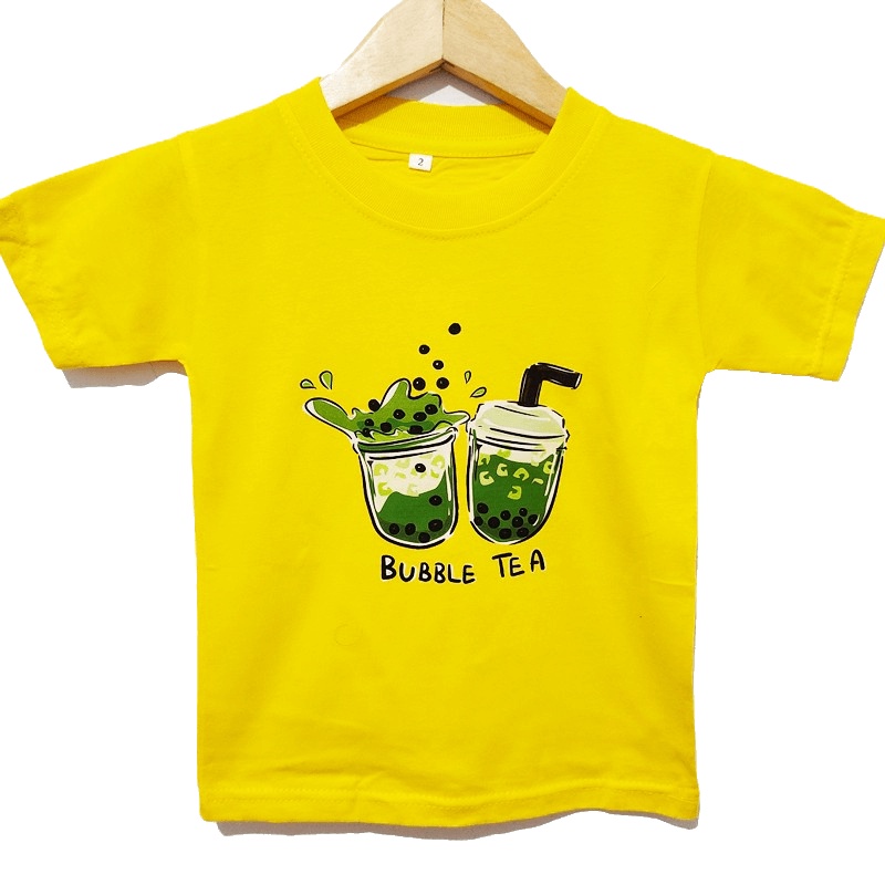 Kaos anak Bubble tea BOBA 2