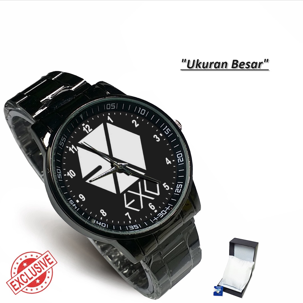 Jam Tangan Rantai Couple EXO (Limited Edition)