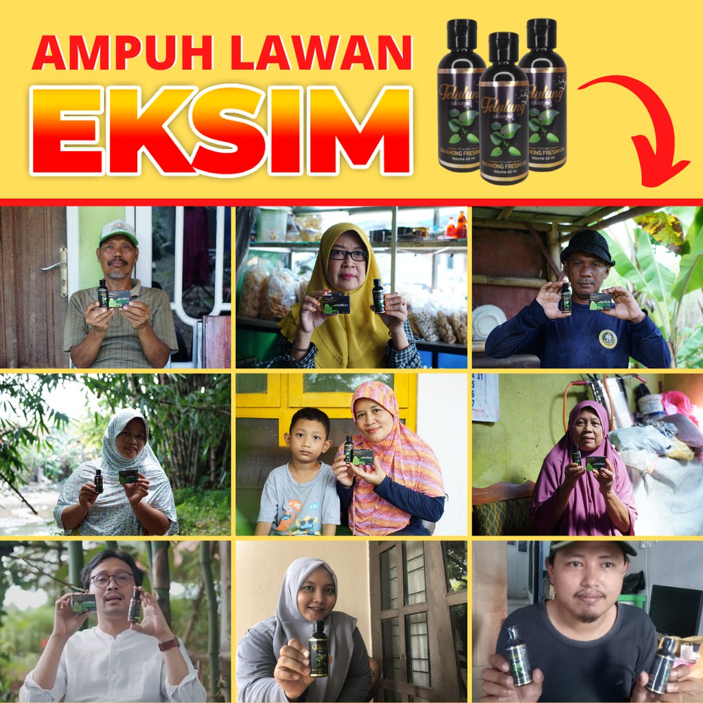 FRESHIM OIL 10ml - MINYAK EKSIM/EXIM BASAH dan KERING Tetulung Herbal