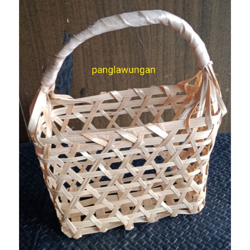 anyaman bambu tas kemasan tas unik