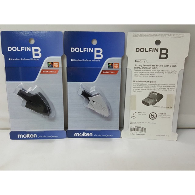 ORIGINAL Molten Dolphine B Baskeball Peluit Pluit Kapten Wasit