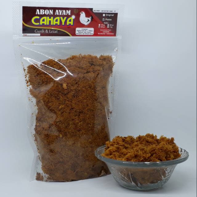 

Abon ayam Cahaya khas Solo 500 gram