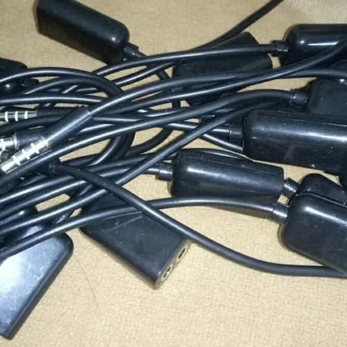 Splitter Audio 3.5mm Cabang Jack Mini 3.5mm ke 2 female RTRAVO2 Kualitas Baik