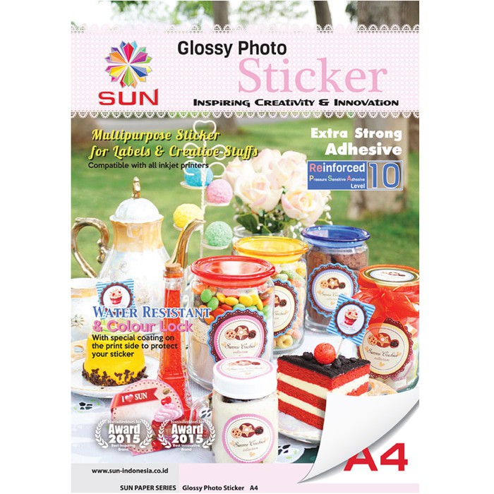 Kertas Stiker Tipis - SUN Next Generation Glossy Photo Sticker