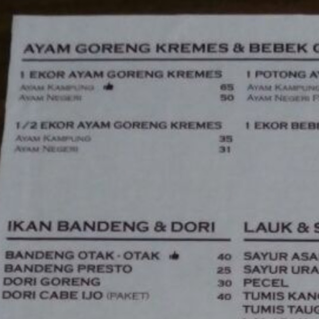

Satu Ekor Ayam Goreng Negeri Kremes