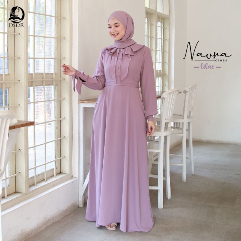 Naura Dress Set Pashmina by DSDR.ID