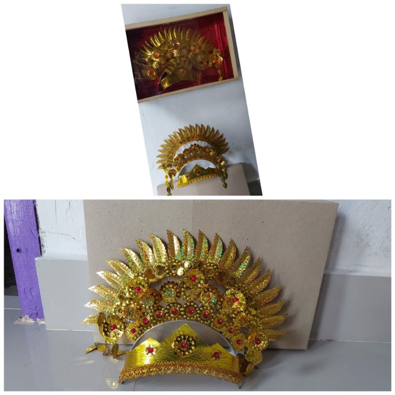 BEST SELLER MAHKOTA PENGANTIN ANAK TK ADAT PADANG/SUNTIANG ASLI AKSESORIS TARI KARNAVAL KARTINI