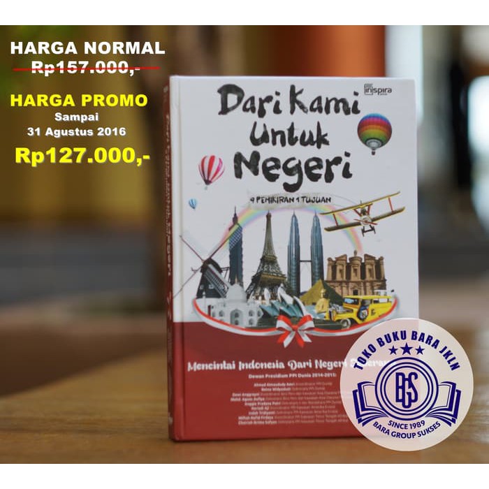 

PROMO Buku Dari Kami Untuk Negeri + Bonus Ebook Jamu LPDP MMM1817