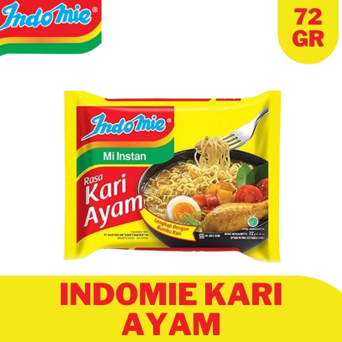 

Indomie Kuah Mie Instant Rasa Kari Ayam 72gr Satuan / Perkardus