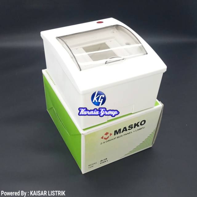 BOX MCB MASKO 4 GROUP + LAMPU LED INDIKATOR INBOW BOX PANEL RUMAH MCB SEKRING LISTRIK BERKUALITAS