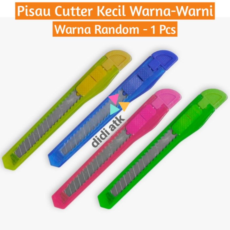 

Pisau Cutter Kecil 1 Pcs / Kater Alat Pemotong Tajam Serba Guna