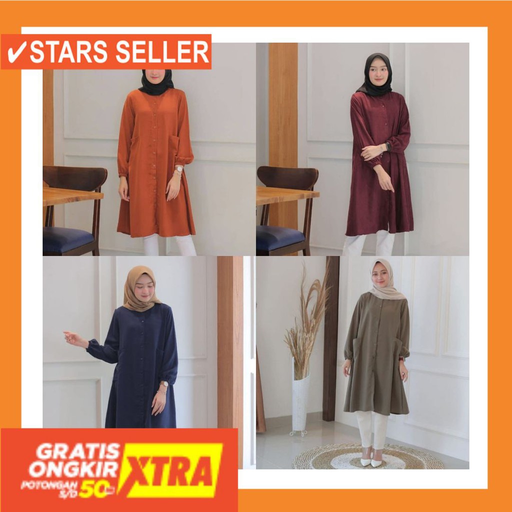 PAKAIAN MUSLIM TERBAIK PALING ANAK ORANG TUA PINK MURAH / Julie Tunik Tunikmurah Atasanwanita