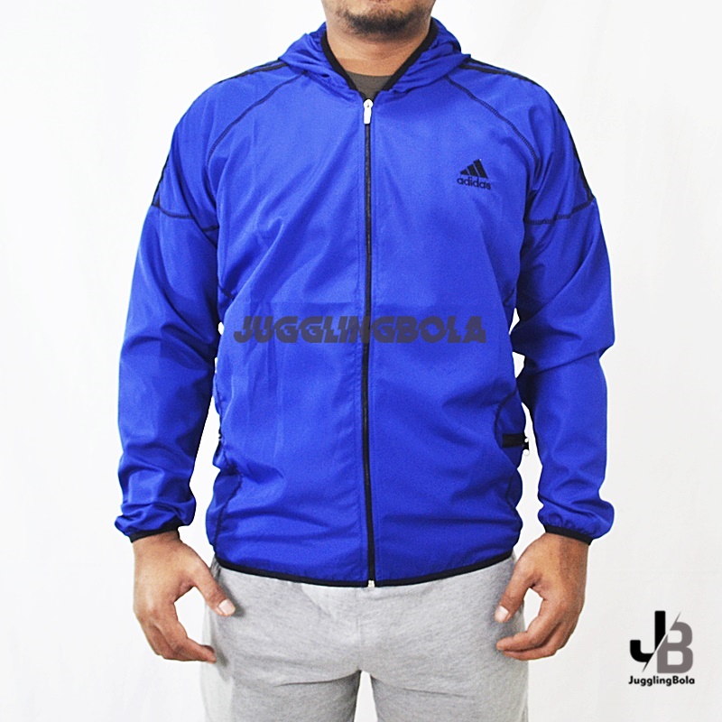 Jaket Parasut Olahraga Running Aguentar Jaket Olahraga Pria JugglingBola