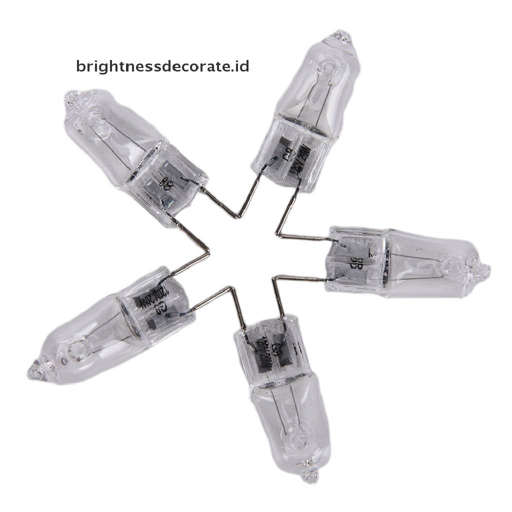 10pcs Lampu Halogen G8 120V 20W G8 Pin