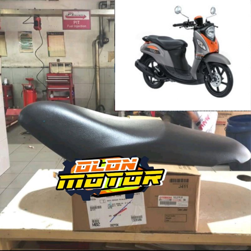 SADEL JOK ASSY, TEMPAT DUDUK MIO FINO 125,FINO FI 125 HITAM ORIGINAL YAMAHA